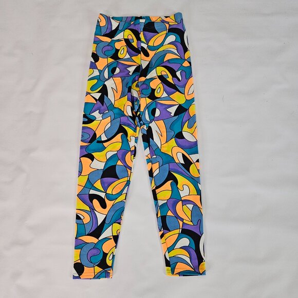 Pro Spirit Workout/Fitness/Running Tights Abstract SPANDEX Pants Womens - Picture 8 of 16